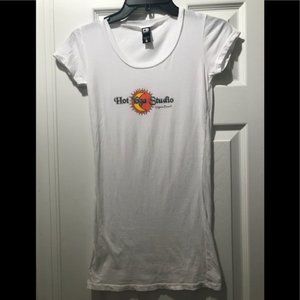 🌼3/$10🌼 Hot Yoga studio Virginia Beach White T-shirt small